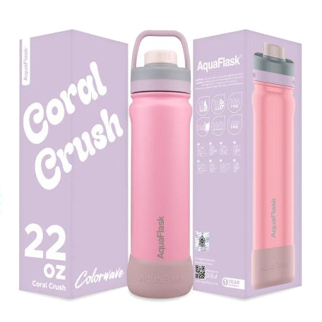 Aqua Flask Coral Crush 22oz Colorwave Collection