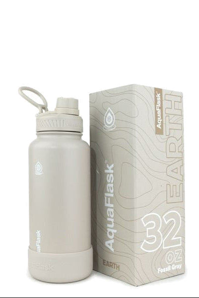 Aqua Flask Earth Fossil Gray 32oz Earth Collection