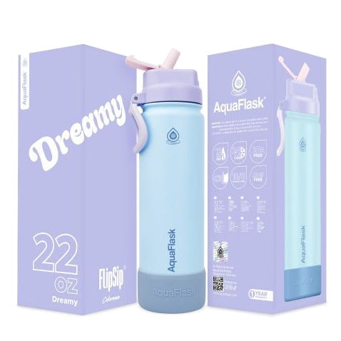 Aqua Flask Flip Sip Dreamy 22oz Colorwave Collection