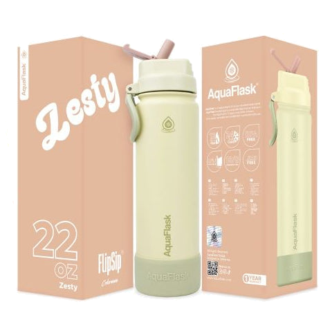 Aqua Flask flip sip zesty 22oz Colorwave Collection
