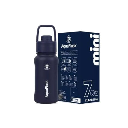 Aqua Flask Mini Bottle Cobalt Blue 7oz