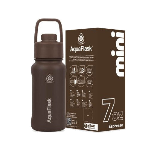 Aqua Flask Mini Bottle Espresso 7oz