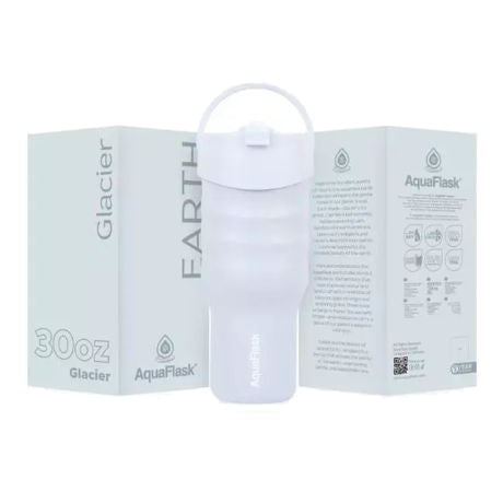Aqua Flask Tumbler Glacier 30 oz Earth Collection