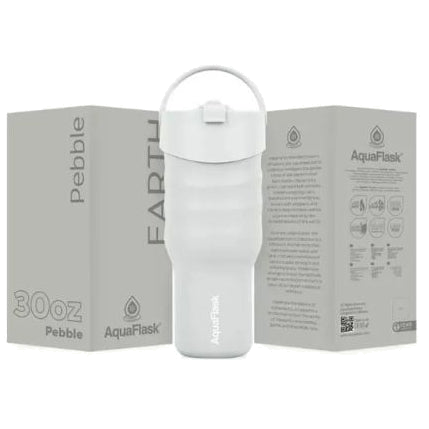 Aqua Flask Tumbler Pebble 30 oz Earth Collection