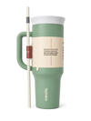 Owala 40oz Big Handle Tumbler Olive Green